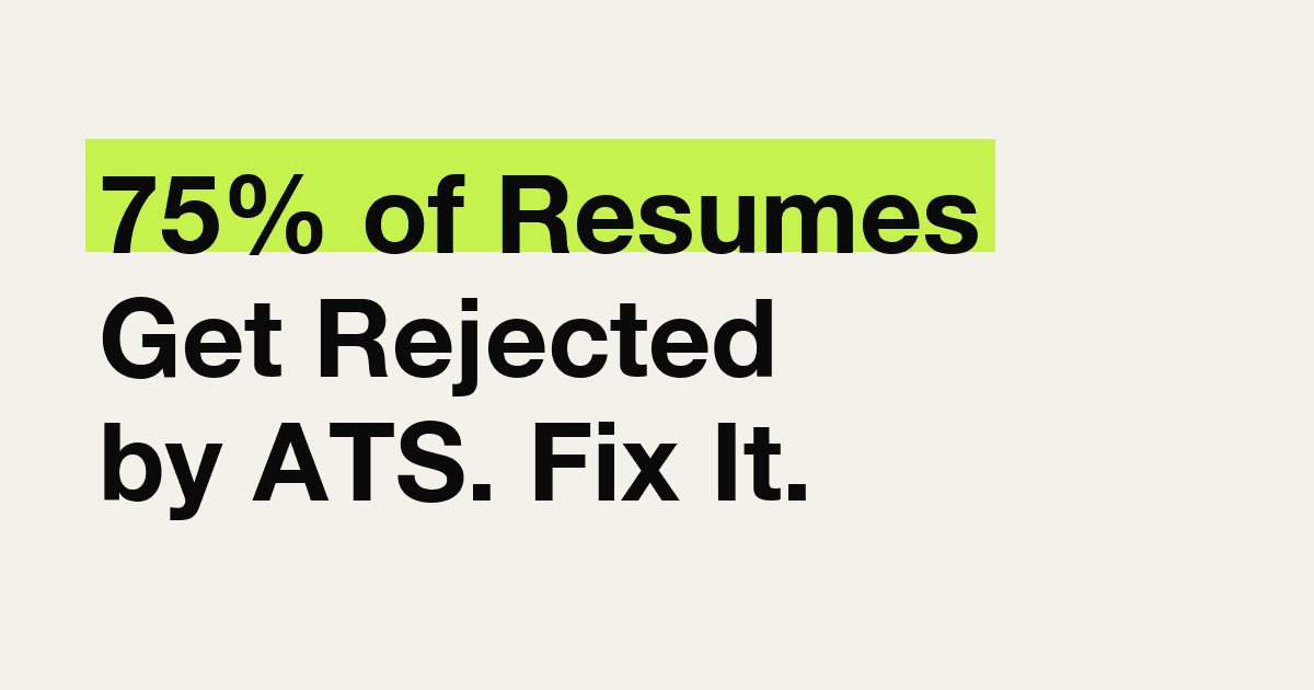ATS resume optimization guide showing how to fix rejected resumes