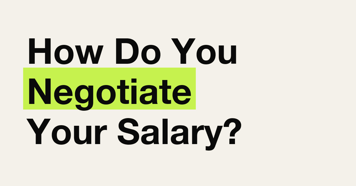 Step-by-step guide to salary negotiation with proven strategies